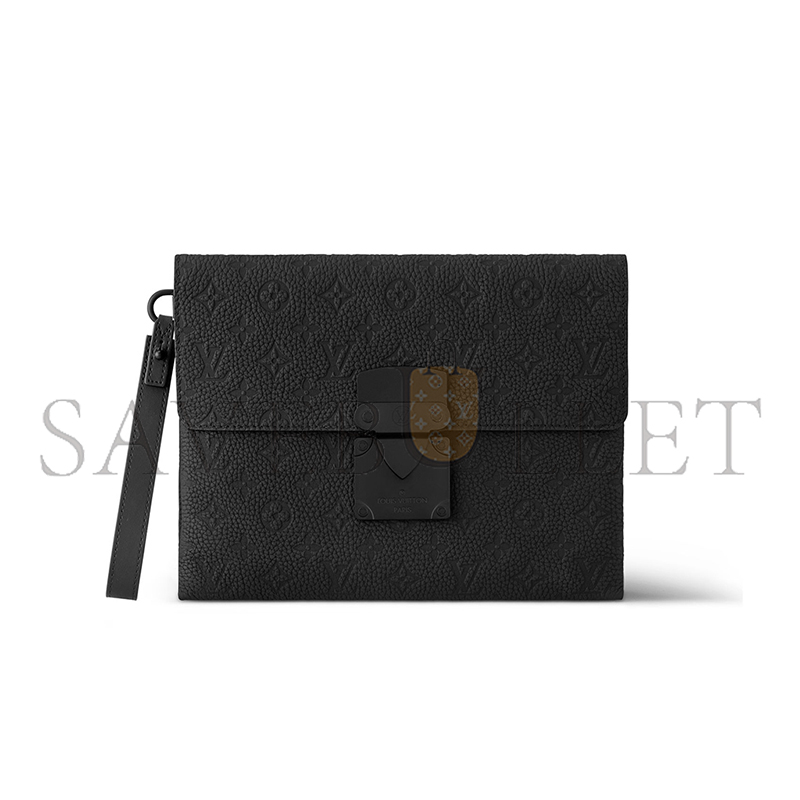 LOUIS VUITTON S-LOCK POCHETTE CLUTCH M82598 (28*22.5*3.5cm) 